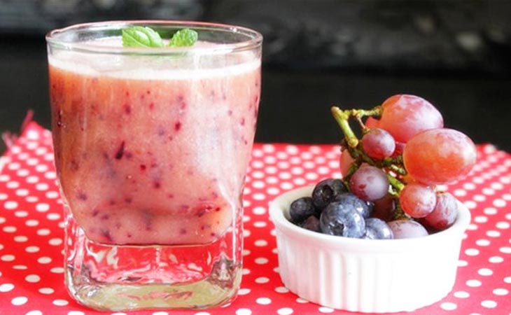 Nước ép nho nấm tuyết