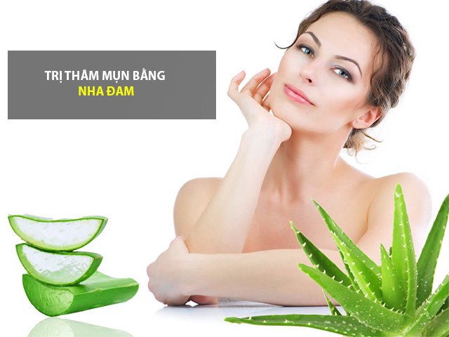 Trị thâm mụn bằng nha đam hiệu quả tại nhà
