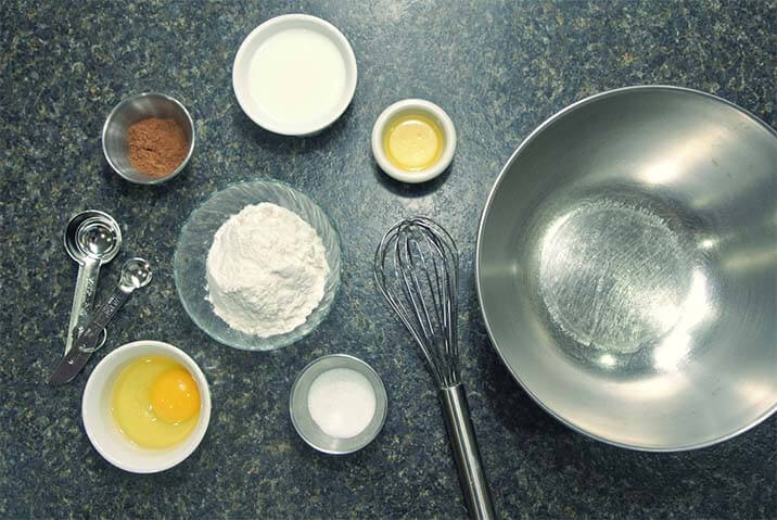 Nguyên liệu làm bánh crepe sầu riêng