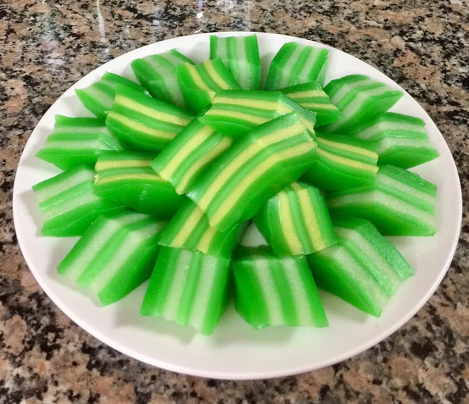 Bánh da lợn đậu xanh đơn giản