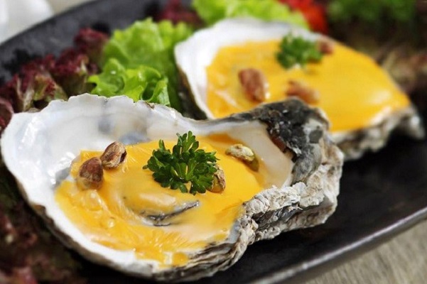Hàu nướng phô mai Hàu nướng phô mai