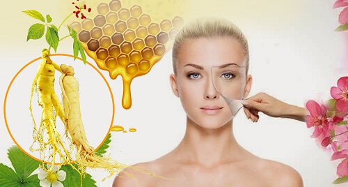 Sâm ngâm mật ong có tác dụng làm đẹp cho các chị em phụ nữ