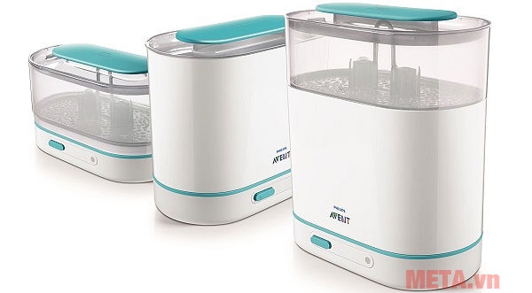 Máy tiệt trùng bình sữa 3 trong 1 Avent 284.02 