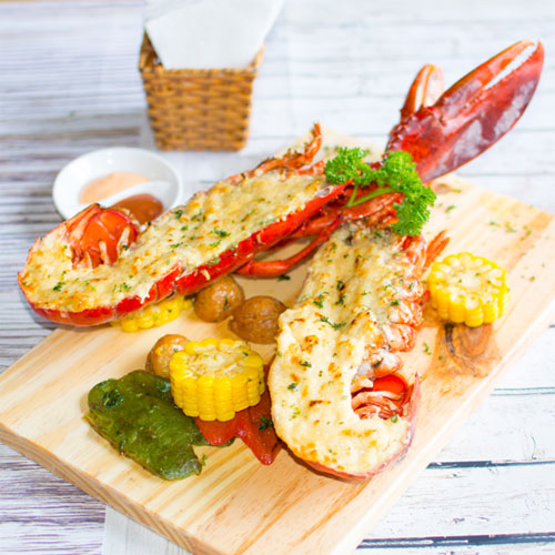 Tôm hùm nướng phô mai Tôm hùm nướng phô mai