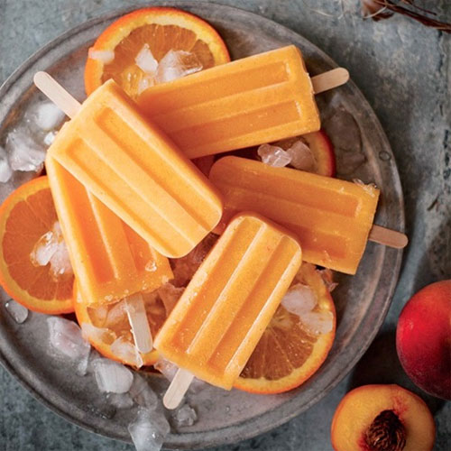 Cách làm kem que cam