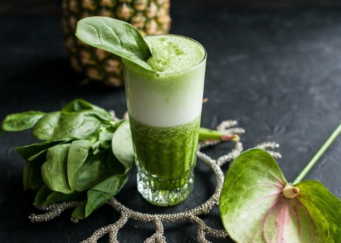 Nước ép cải bó xôi