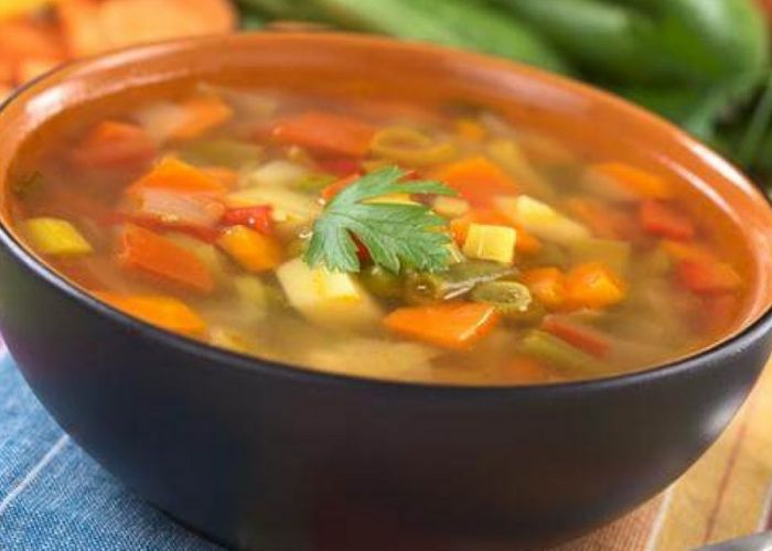 Thực đơn Low Carb giảm mỡ bụng với súp rau củ