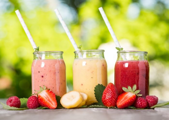 Sinh tố hoa quả là một món quen thuộc trong thực đơn ăn kiêng Low-carb 7 ngày