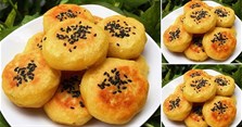 Biến tấu với món bánh khoai lang sữa dừa với nồi chiên không dầu