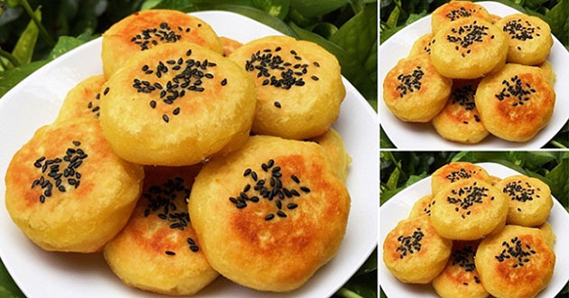 Cách làm bánh khoai lang sữa dừa Cách làm bánh khoai lang sữa dừa