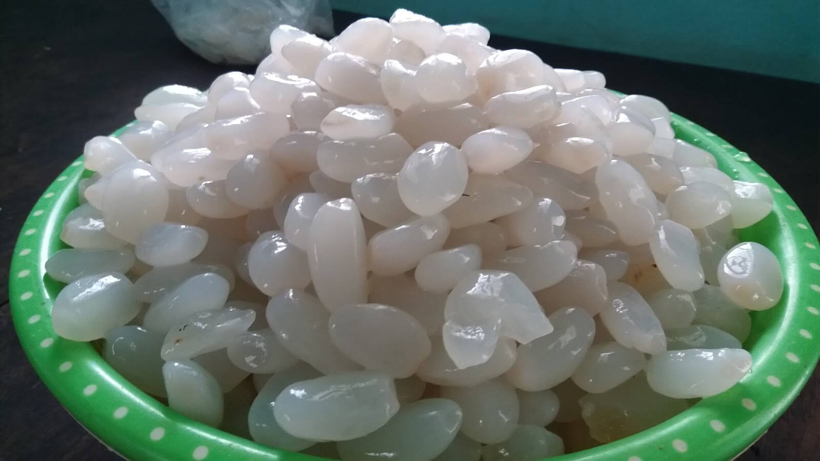 Hình ảnh hạt đác tươi sau khi đã rửa sạch