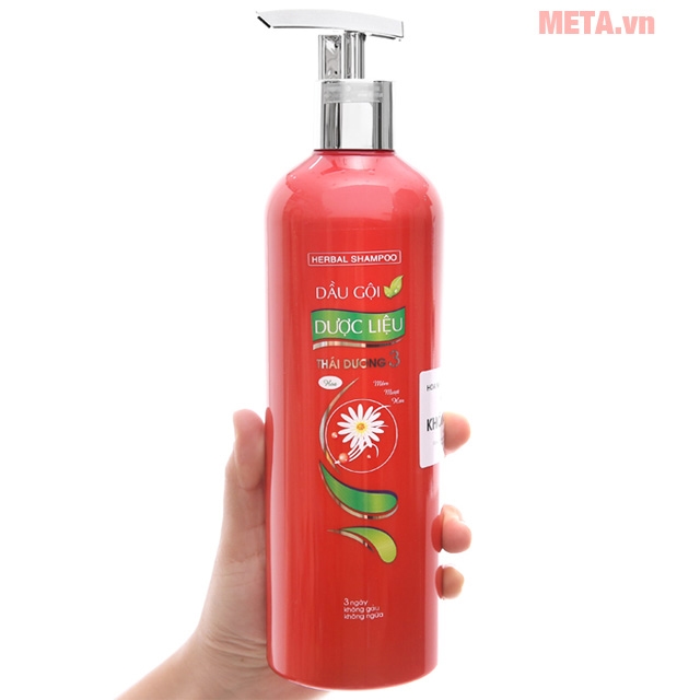 Combo dầu gội và dầu xả dược liệu Thái Dương 3 (600ml)