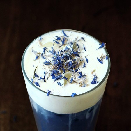 Trà hoa đậu biếc kem cheese