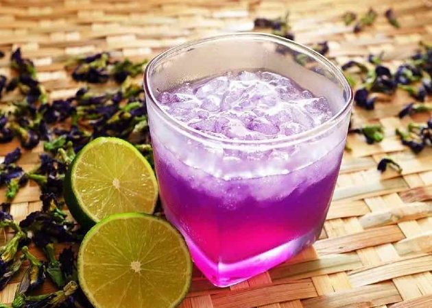 Trà chanh hoa đậu biếc