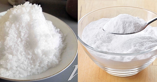 Làm trắng răng bằng baking soda và muối Làm trắng răng bằng baking soda và muối