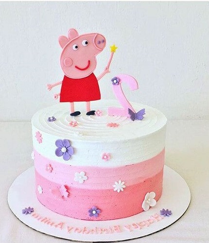 Bánh kem hình con heo ngộ nghĩnh