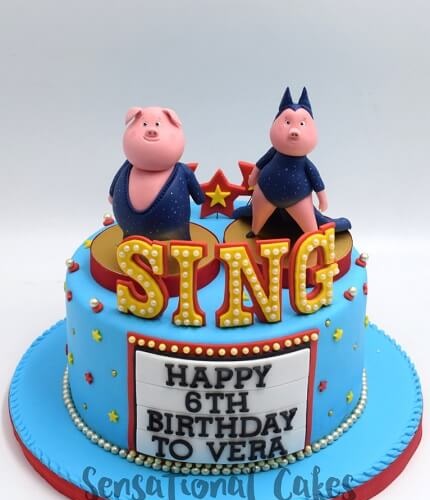 Bánh kem hình con heo ngộ nghĩnh