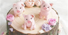 Các mẫu bánh sinh nhật hình con lợn ngộ nghĩnh dễ thương nhất
