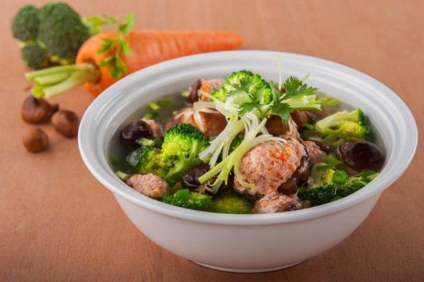 Canh mọc hạt sen, nấm