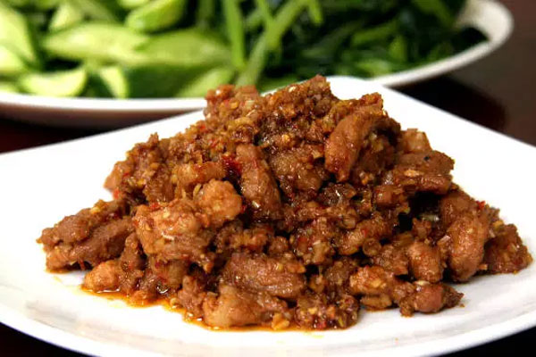 Mắm tép chưng thịt ba chỉ Mắm tép chưng thịt ba chỉ