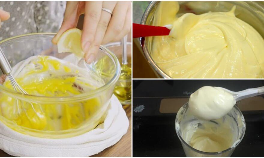 Các bước làm sốt mayonnaise