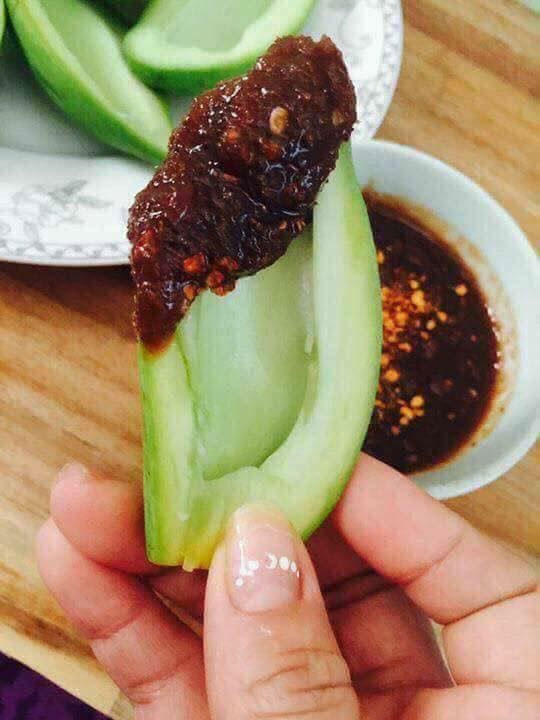 Mắm ruốc vị thái Mắm ruốc