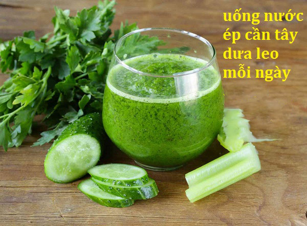 Làm nước ép cần tây dưa chuột đơn giản Làm nước ép cần tây dưa chuột đơn giản