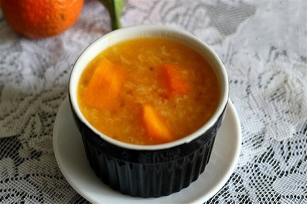 Cách nấu chè bí đỏ đậu xanh Cách nấu chè bí đỏ đậu xanh