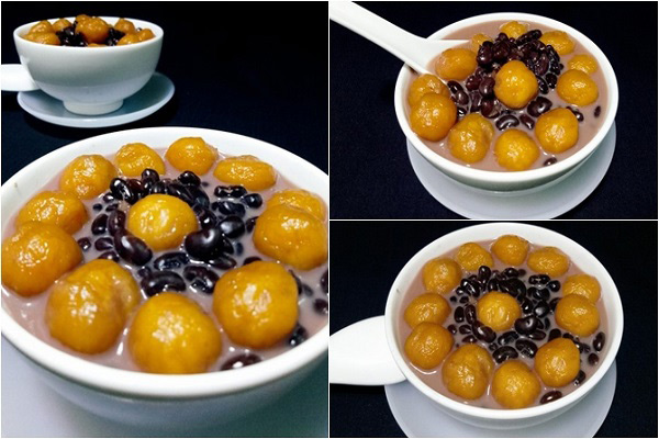 Cách nấu chè bí đỏ đậu đen Cách nấu chè bí đỏ đậu đen