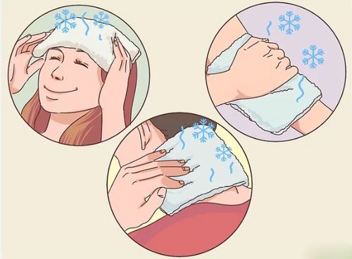 Đông lạnh khăn để làm mát