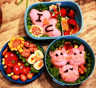 Hộp cơm Bento cho Valentine thêm ngọt ngào Hộp cơm Bento cho Valentine thêm ngọt ngào