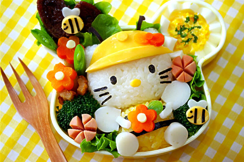 Hộp cơm Bento cho bé hình Hello Kitty Hộp cơm Bento cho bé hình Hello Kitty