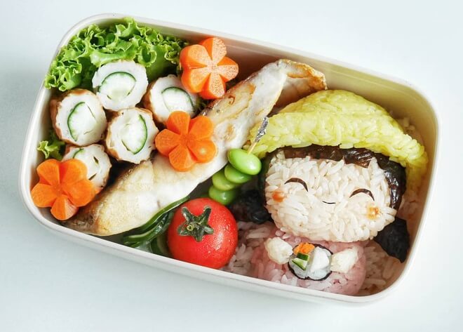 Cơm hộp Bento cho bé màu siêu cute Cơm hộp Bento cho bé màu siêu cute