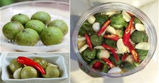 Cách làm sấu ngâm mắm giòn ngon, để được lâu