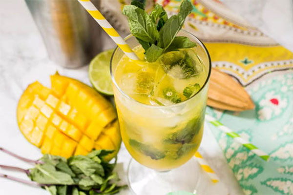 Cách pha mojito xoài Cách pha mojito xoài