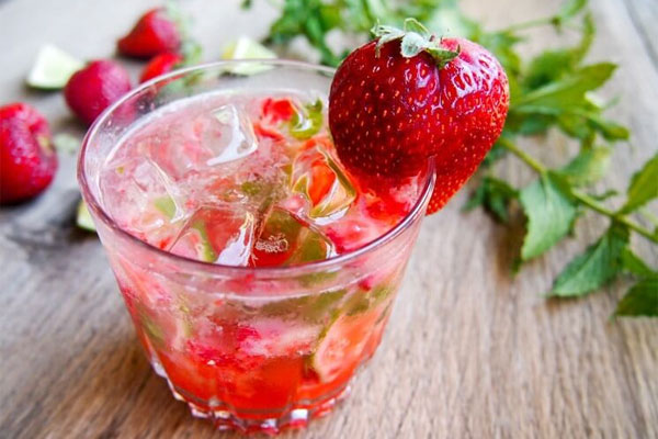 Cách pha mojito dâu tây Cách pha mojito dâu tây