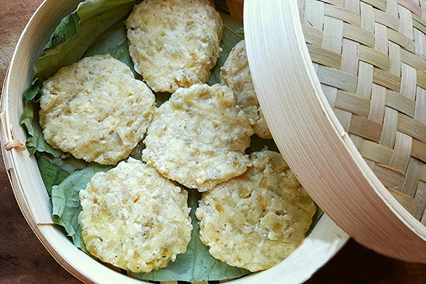 Cách làm chả cốm chay Cách làm chả cốm chay