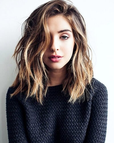 Tóc đẹp cho nữ mặt tròn