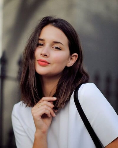 Tóc đẹp cho nữ mặt tròn