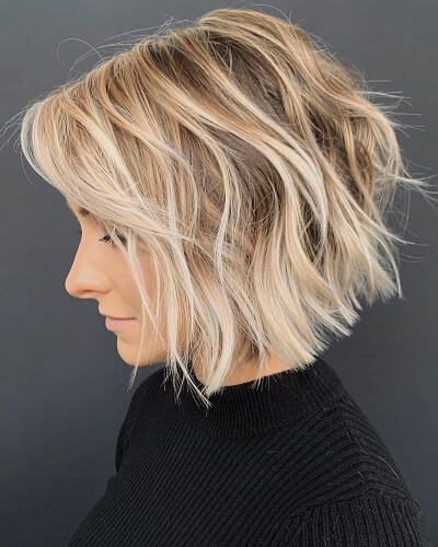 Tóc đẹp cho nữ mặt tròn