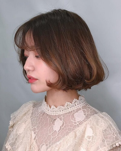 Tóc đẹp cho nữ mặt tròn