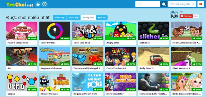 Website TroChoi
