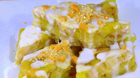 Bánh chuối hấp Bánh chuối hấp