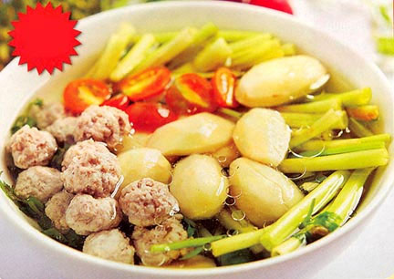 Canh hạt sầu riêng Canh hạt sầu riêng