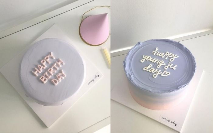 Bánh kem kiểu dáng đơn giản nhưng không kém phần lung linh khi lên ảnh đâu nhé Bánh kem kiểu dáng đơn giản nhưng không kém phần lung linh khi lên ảnh đâu nhé