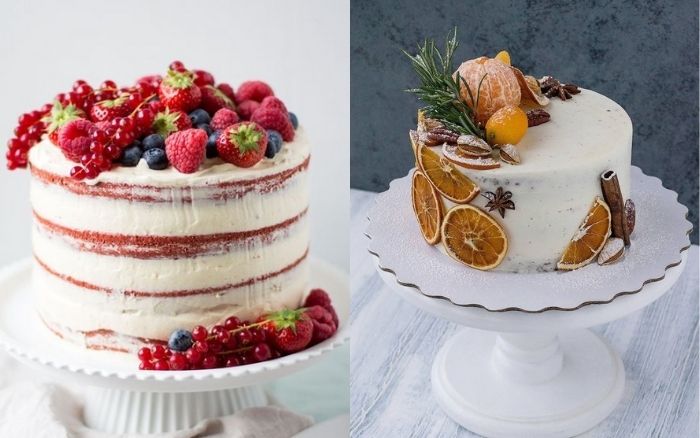 Mẫu bánh kem tặng chồng làm từ hoa quả tươi Mẫu bánh kem tặng chồng làm từ hoa quả tươi