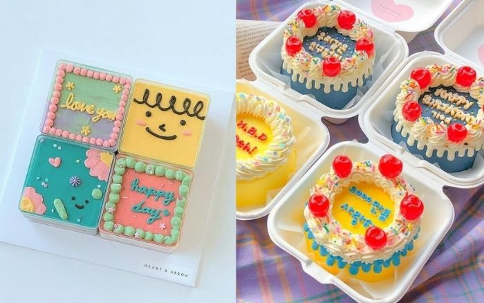 Mẫu bánh kem tặng chồng theo phong cách Hàn Quốc Mẫu bánh kem tặng chồng theo phong cách Hàn Quốc