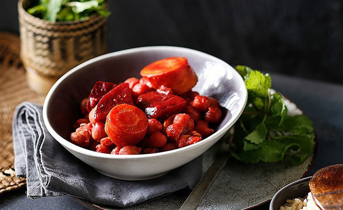 Đậu gà kho tiêu