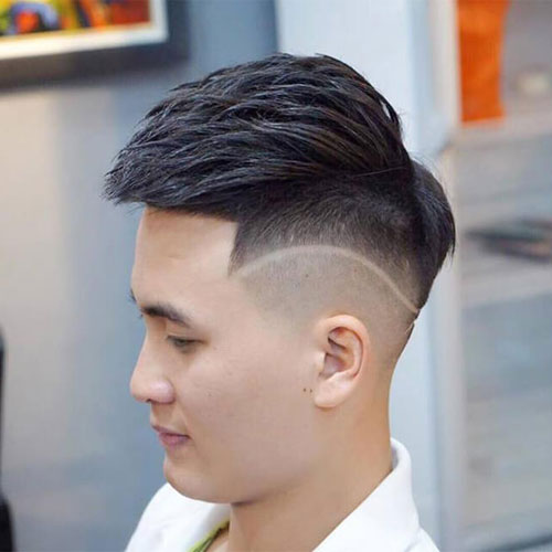 Tóc Mohican ngắn Tóc Mohican ngắn