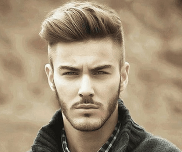 Tóc side part vuốt dựng